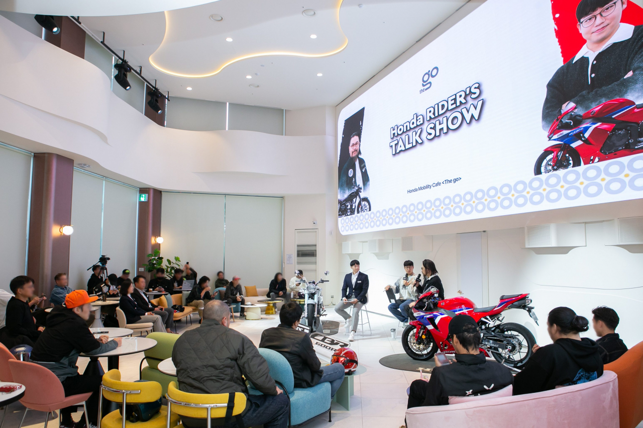 16일 경기도 성남에서 진행된 혼다 라이더스 토크쇼(Honda Rider’s Talk Show) 현장. [혼다코리아 제공]