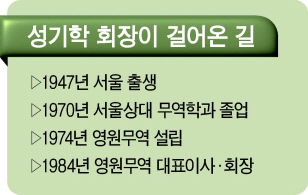 ‘왕대밭에서 왕대가 나온다’ [헤경이 만난 사람-성기학 영원무역 회장]