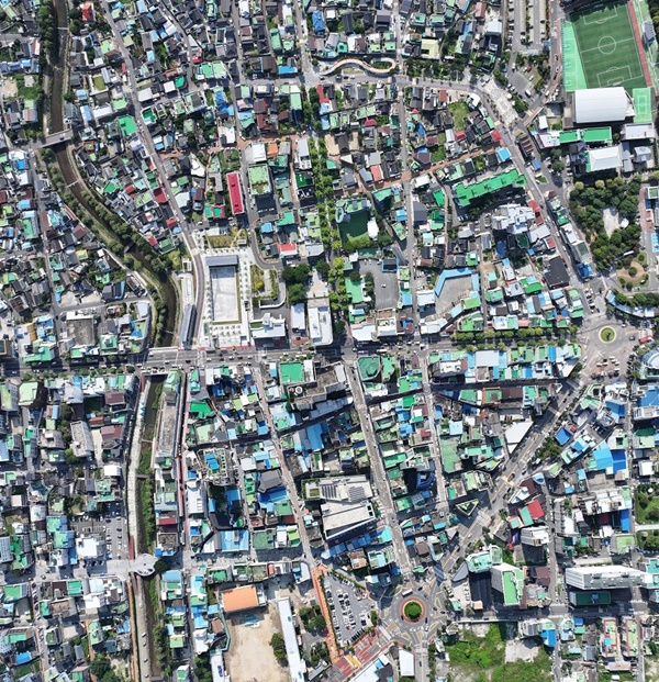 순천시 옥천 일대 원도심.