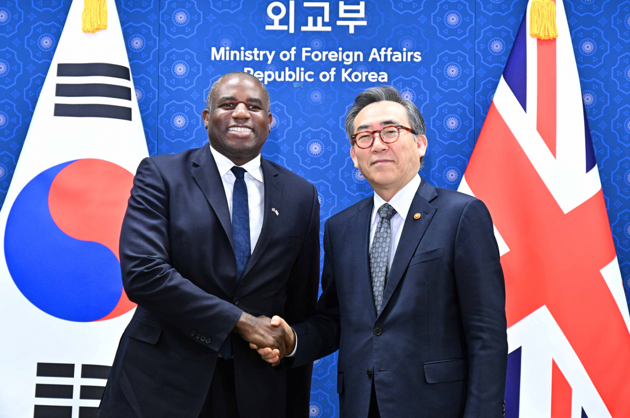 조태열 외교부 장관과 데이비드 라미 영국 외교부 장관은 21일 서울 종로구 외교부 청사에서 제9차 한영 외교장관 전략대화를 개최했다. [외교부 제공]