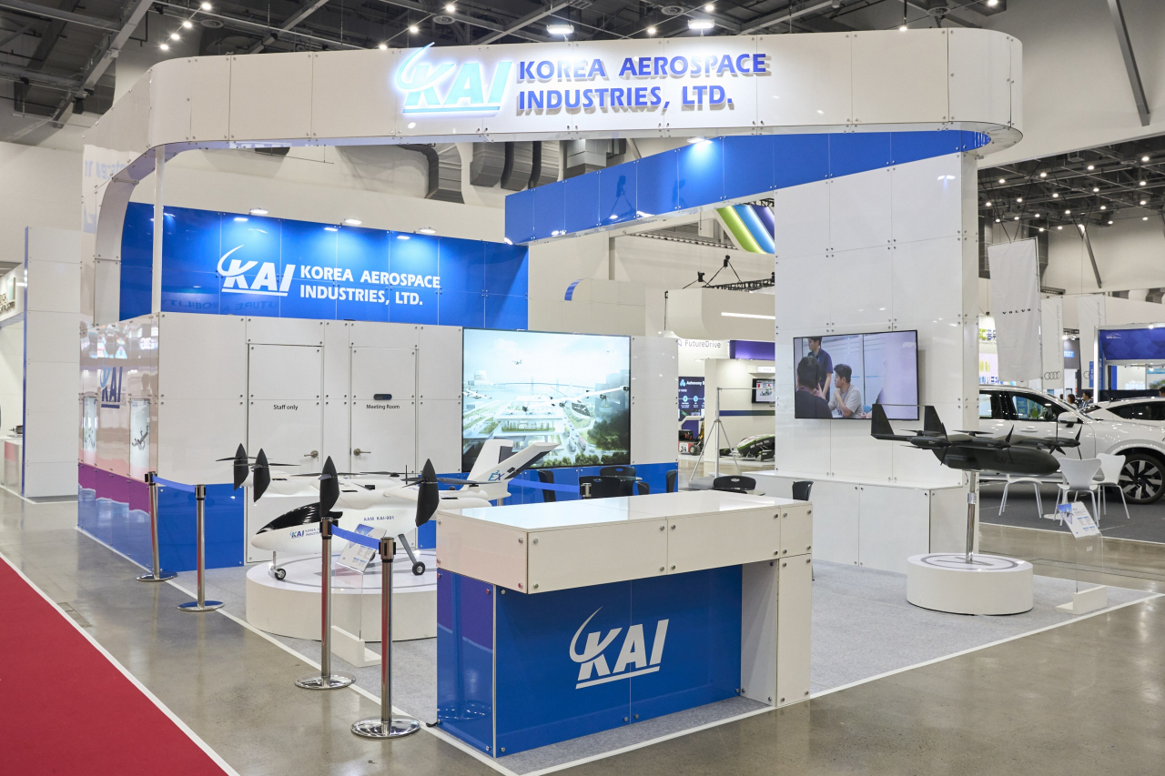 대한민국 미래 모빌리티 엑스포(FIX 2024)에 참가한 한국항공우주산업(KAI) 부스 전경 [KAI 제공]