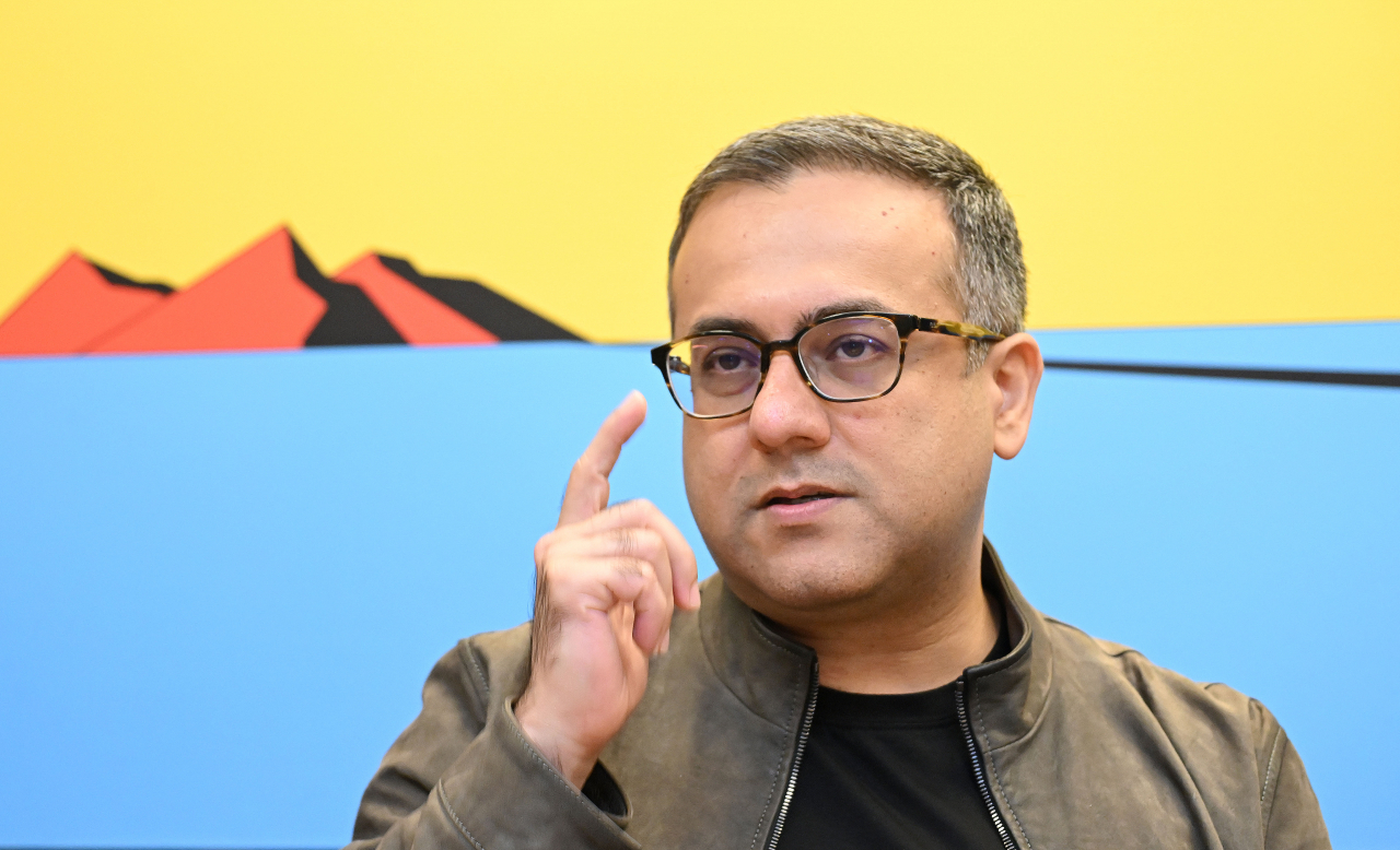 Gautam Talwar, Spotify’s general manager for Asia-Pacific (Lee Sang-sub/ The Korea Herald)