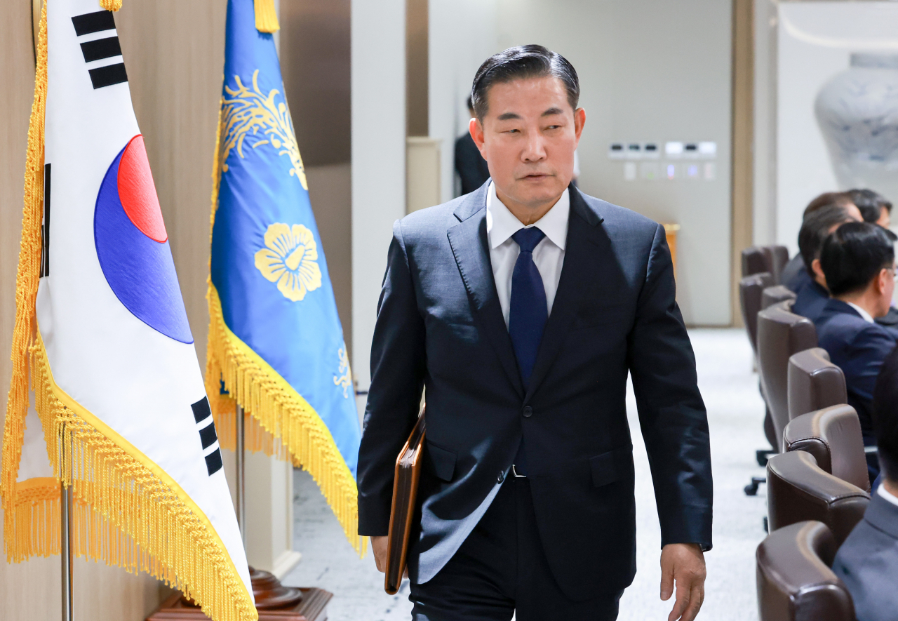 President Yoon Suk Yeol's National Security Adviser Shin Won-sik (Yonhap)