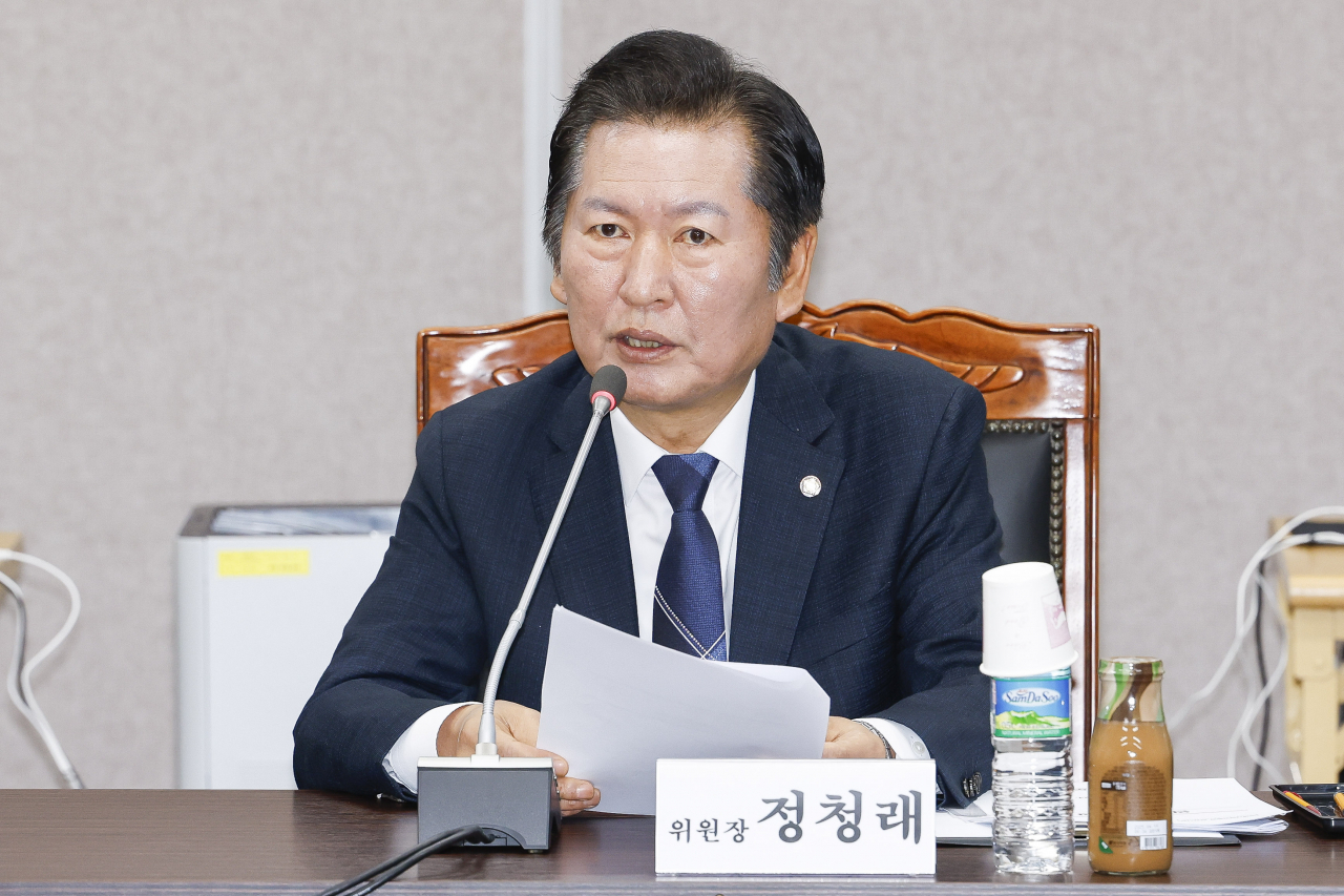 정청래 국회 법제사법위원장. 국회사진기자단 [연합]