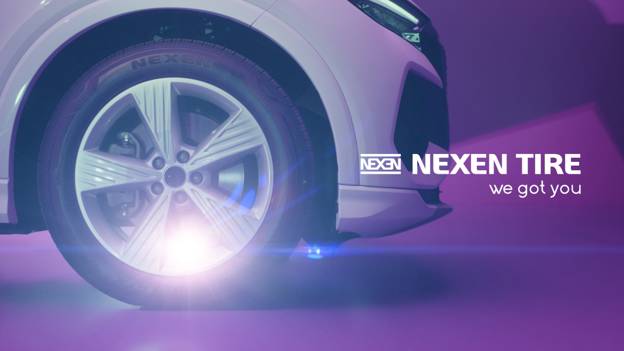 넥센타이어에서 전개하고 있는 'Next Evolution' 광고 캠페인 스크린샷 [넥센타이어 제공]