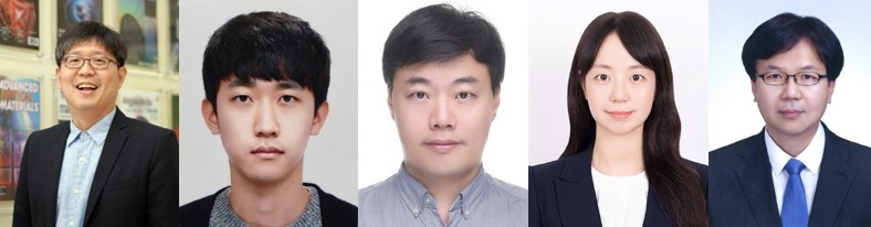이번 연구를 수행한 공동연구진. 노준석(왼쪽부터) POSTECH 교수, 김경태 POSTECH 박사, 박인규 KAIST 교수, 고지우 KAIST 박사, 정준호 한국기계연구원 박사.[POSTECH 제공]