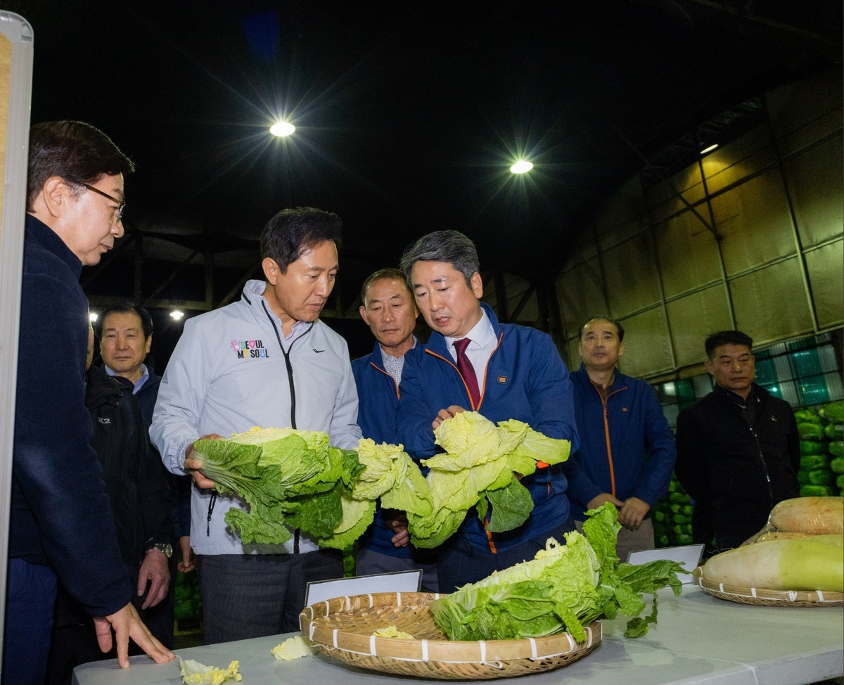 가락시장 찾은 오세훈 “민생이 정치 본질”