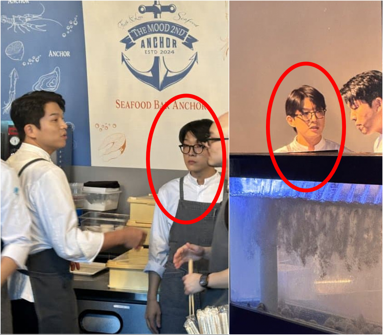 서울시 미식행사에서 포착된 트리플스타 강승원 셰프. [온라인 커뮤니티]