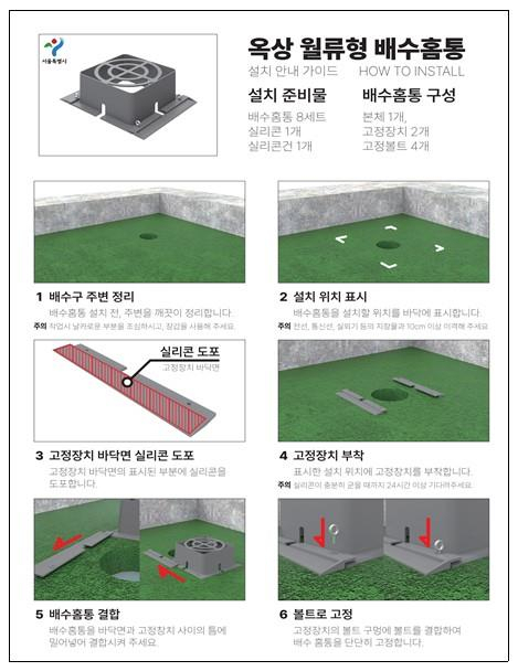 옥상에 빗물 담아 침수 예방한다…서울시, ‘배수홈통’ 도입