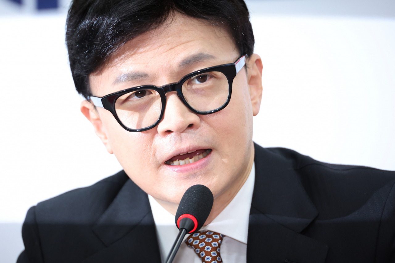 한동훈 국민의힘 대표가 4일 오전 서울 여의도 국회에서 열린 최고위원회의에서 발언하고 있다. [연합]