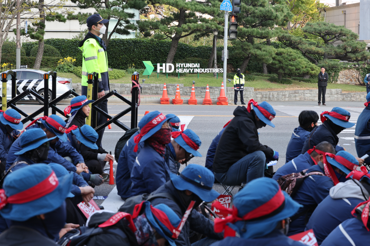 HD현대중공업 임단협 잠정 합의…기본급 12만9000원 인상