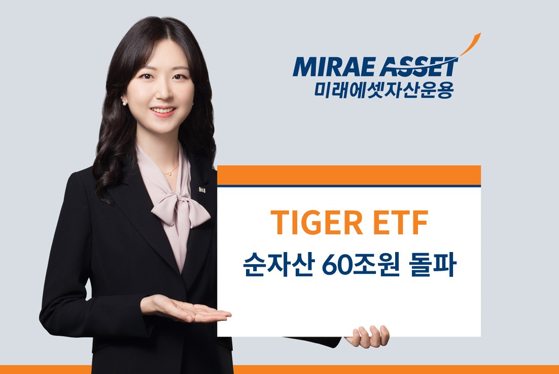 미래에셋자산운용 'TIGER ETF' 197종 순자산 60조 돌파