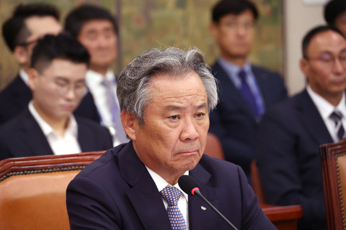이기흥 대한체육회장. [연합]