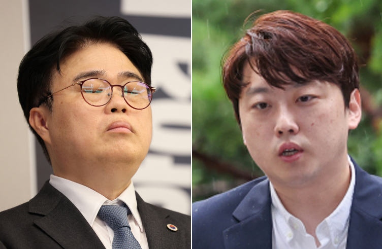 임현택 전 대한의사협회 회장(왼쪽), 박단 대한전공의협의회 비상대책위원장. [연합]