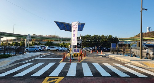 공항철도 영종역 공영주차장