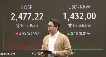 Seoul shares open tad lower on overnight US losses