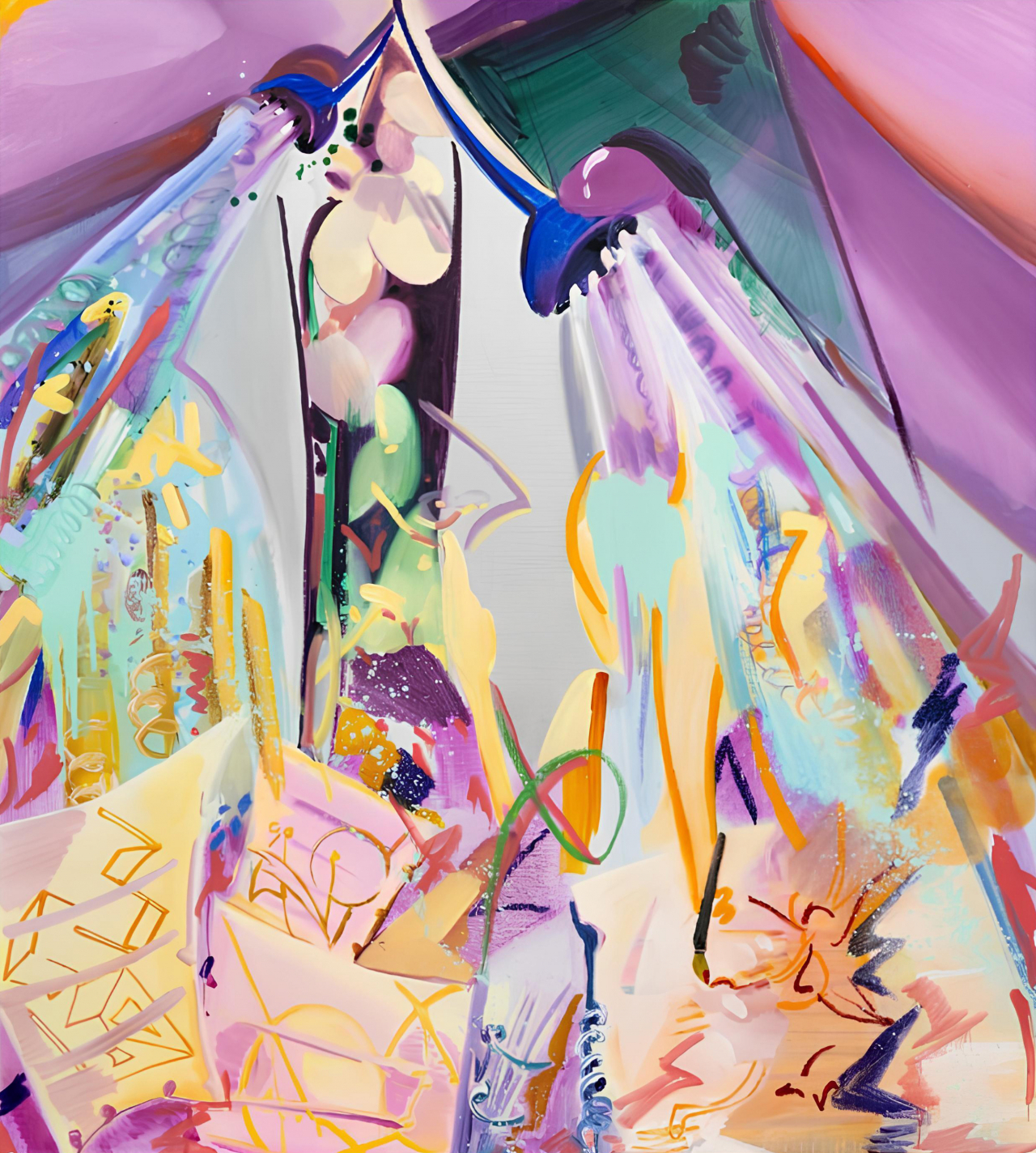 『Gallery光彩　洞』　絵画 SUZUKI,Emi | 個展のおしらせ . 「夢の続き」 @proto_kuramae