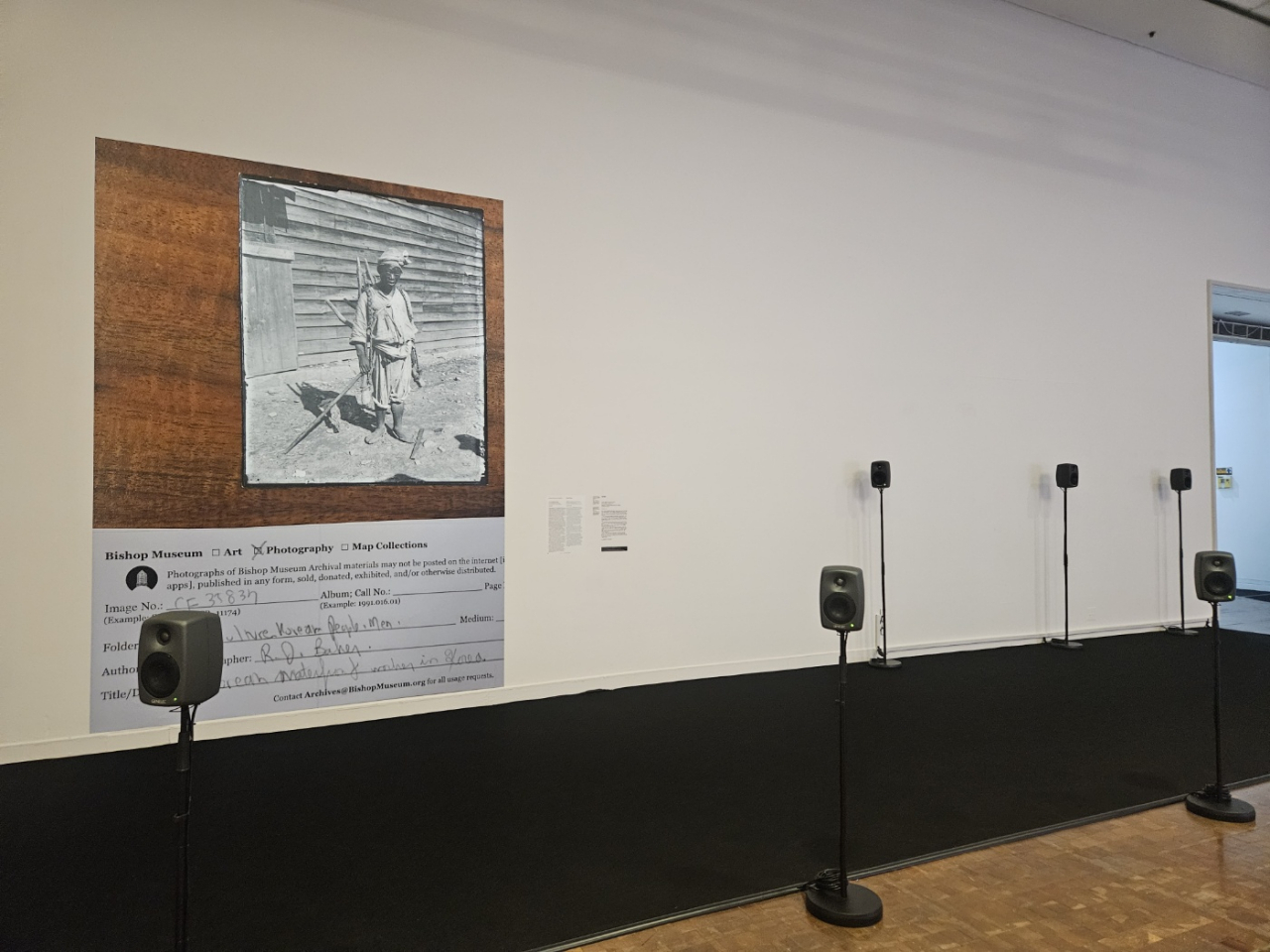 An installation view of "Ua a‘o ‘ia ‘o ia e ia" at Seoul Museum of Art (Park Yuna/The Korea Herald)
