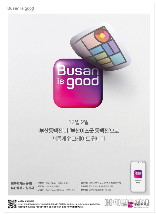 ‘부산 동백전’ 명칭 변경 안내 포스터. [사진=부산시]