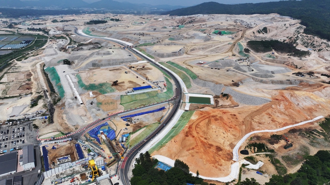 경기 용인시 처인구 원삼면 용인반도체클러스터 부지 모습 [연합]