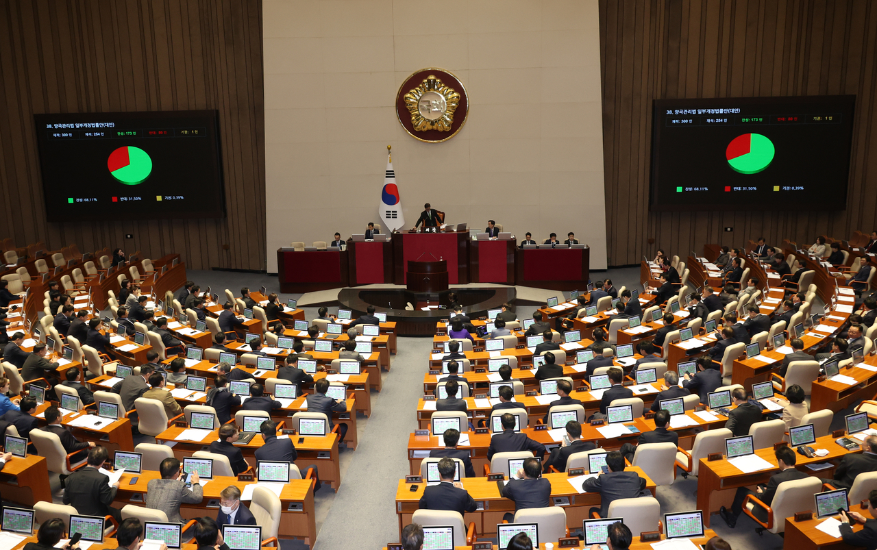 양곡관리법 일부개정법률안 통과