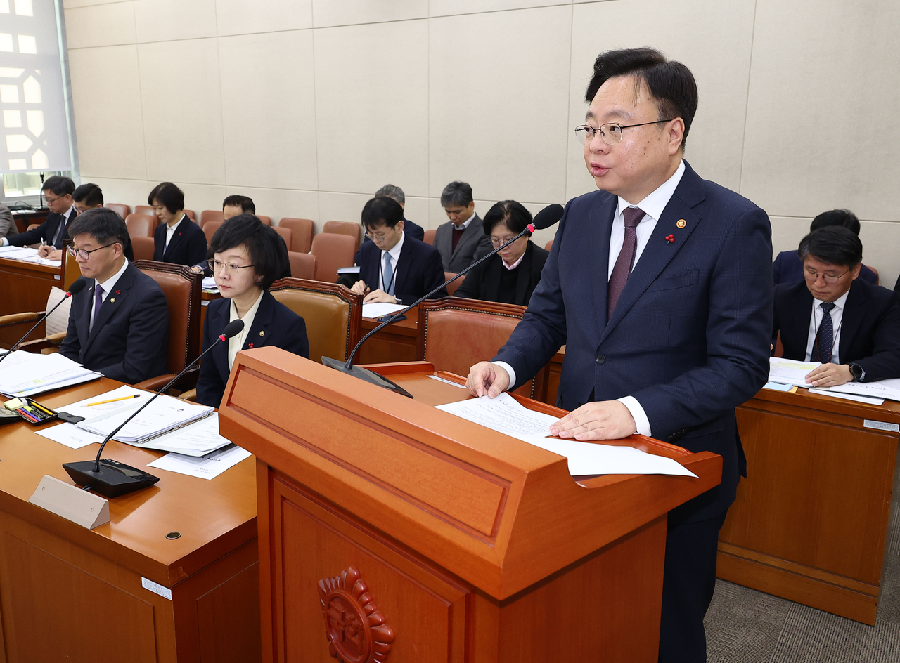 발언하는 조규홍 복지부 장관