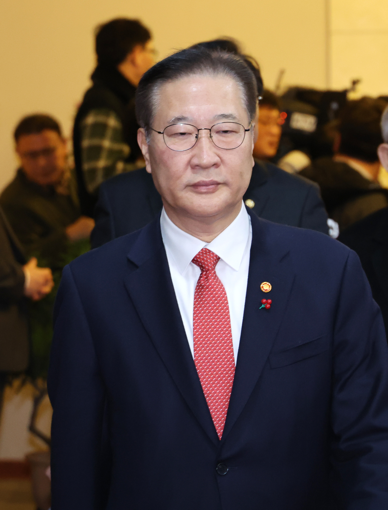 박성재 법무부 장관이 10일 서울 종로구 정부서울청사에서 열린 국무회의에 참석하고 있다. [연합]