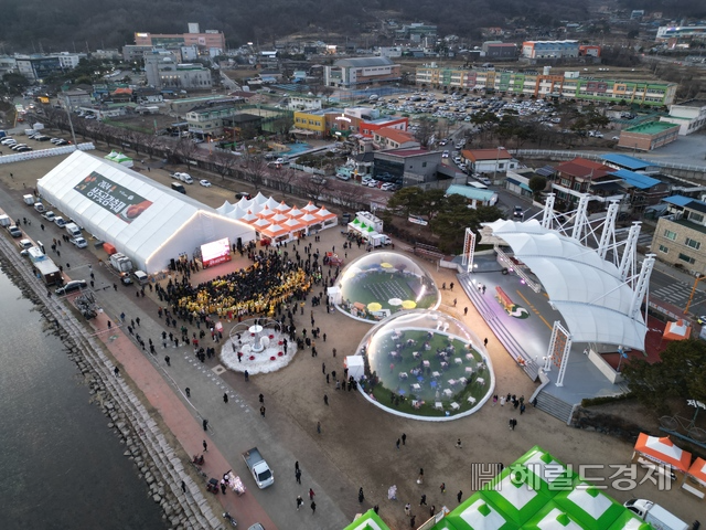 지난해 열린 상주곶감 축제장 모습(헤럴드 DB)