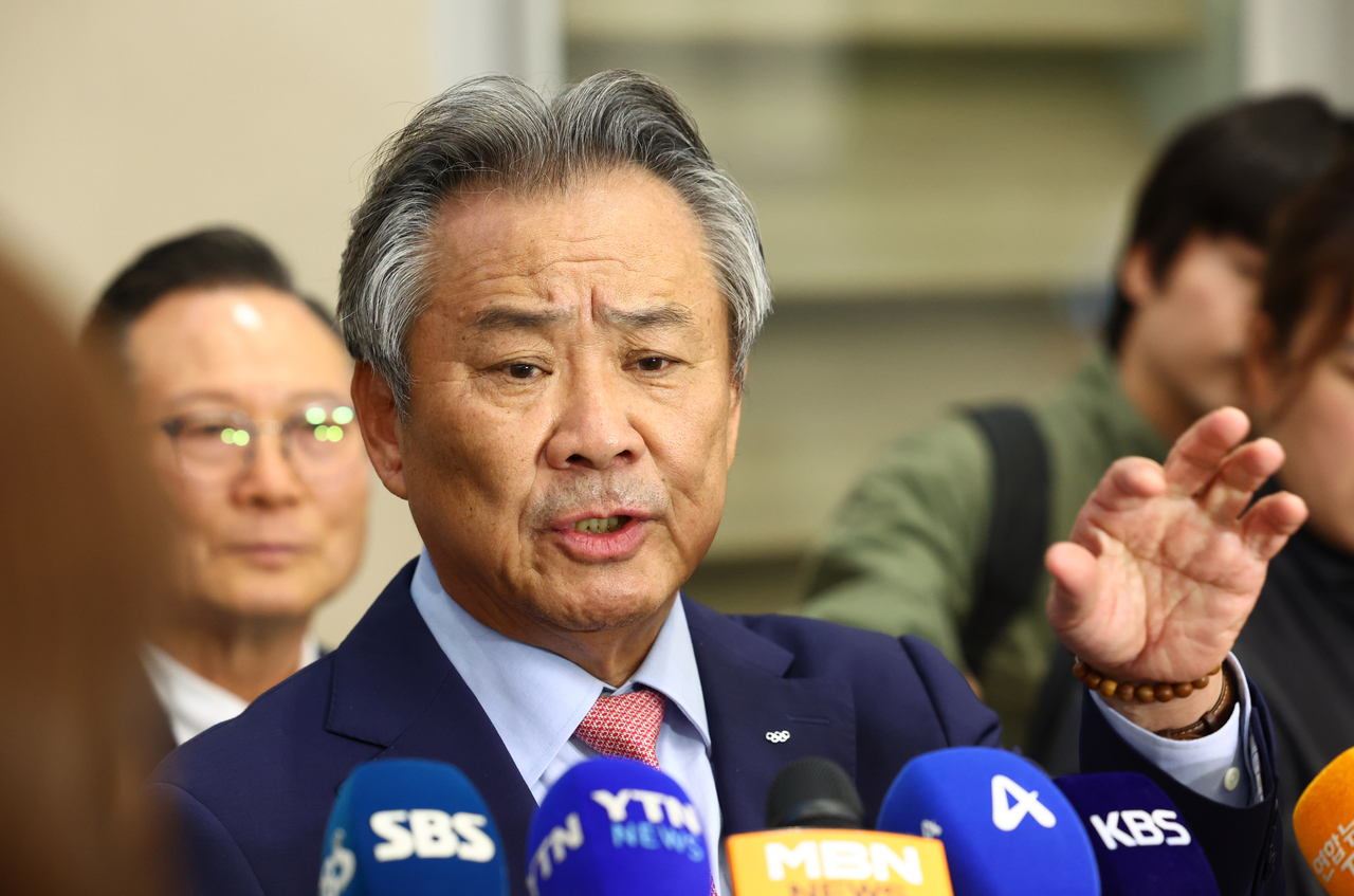 이기흥 대한체육회장   [뉴시스]