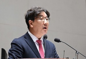 [헤럴드pic] 모두발언하는 권성동 국민의힘 원내대표
