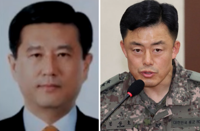 노상원 전 정보사령관(왼쪽)과 문상호 정보사령관. [헤럴드경제 DB]