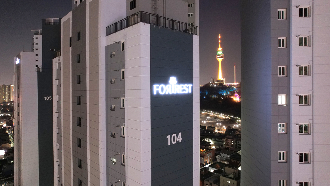 두류역 서한포레스트 야경.[서한 제공]