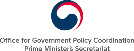 This image shows the logo of the Office for Government Policy Coordination. (Prime Minister's Secretariat)