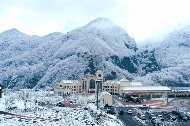 The railway-themed Choo Choo Park in Samcheok, Gangwon Province. (Korea Tourism Organization)