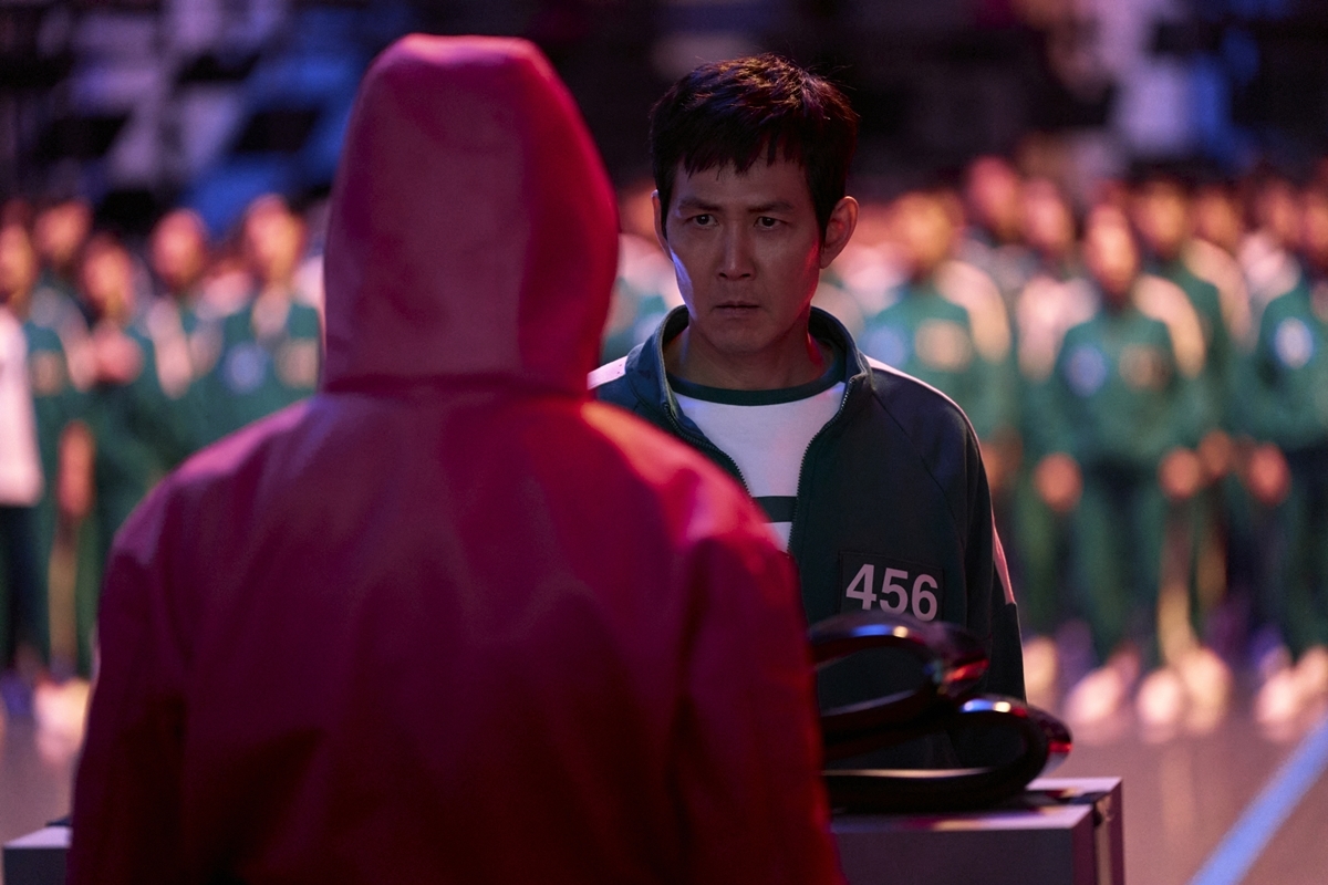Lee Jung-jae as Ki-hun in season two of "Squid Game" (Netflix)