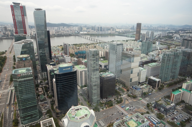 Seoul's financial district in Yeouido (Yonhap)