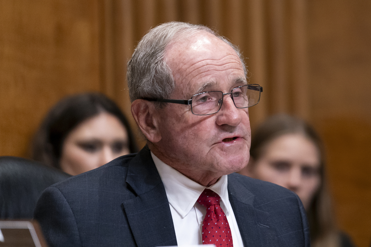 Sen. Jim Risch (R-Idaho), ranking member of the US Senate Foreign Relations Committee (AP-Yonhap)