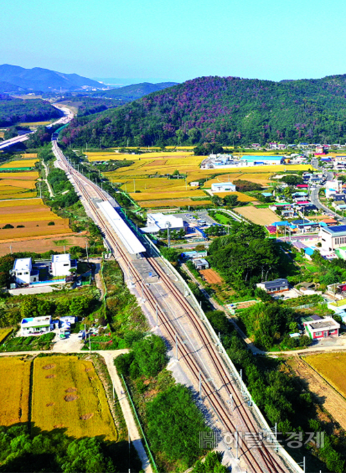 동해선 월포역 전경(포항시 제공)