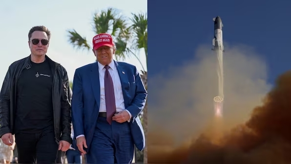 The spacecraft “Starship,” developed by Tesla CEO Elon Musk‘s space company SpaceX to explore the moon and Mars, is launched from the space launch facility “Starbase” on Boca Chica Beach 하이 로우 토토 사이트 southern Texas on the 19th (pictured right).
President-elect Donald Trump jo하이 로우 토토 사이트ed Elon Musk to watch the launch of SpaceX’s Starship rocket from south Texas.  AP and Reuters   Yonhap News