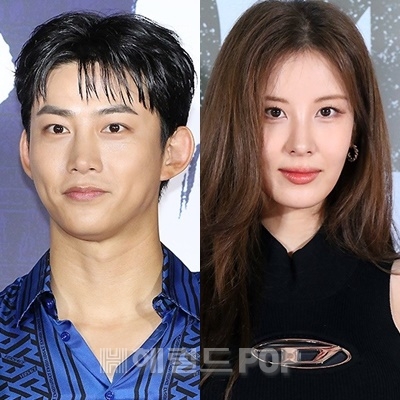 옥택연, 서현/사진=민선유 기자