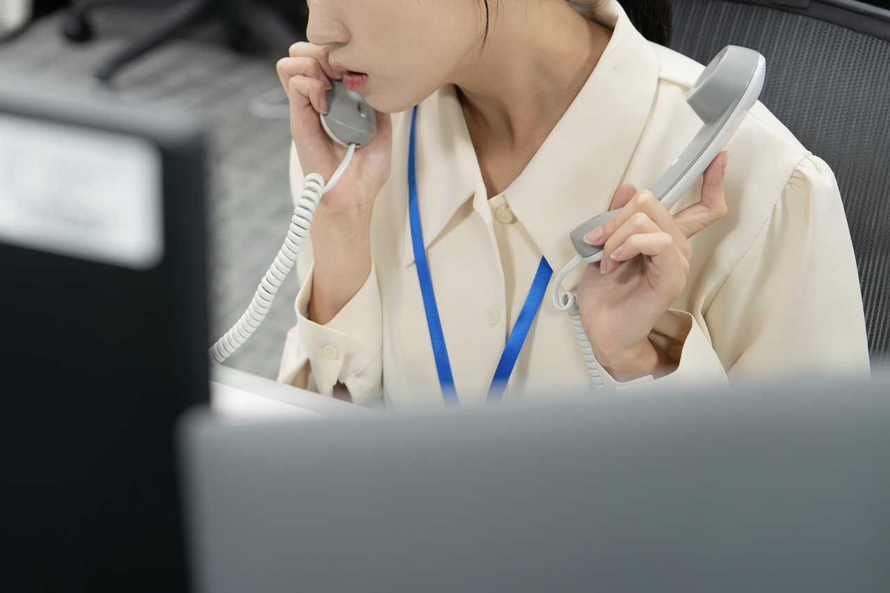This photo shows a woman employee in an office. (Gettyimages)