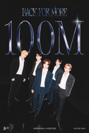 K-POP・アジア TXT Today's K-pop] TXT logs 100m views with 'Back for More