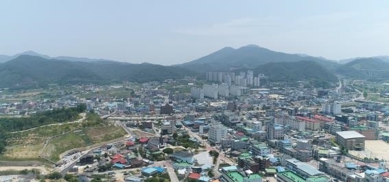 현재 음성자이 센트럴시티 20층 전망