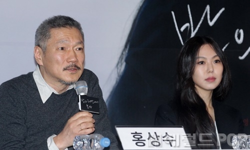 홍상수 감독, 김민희/사진=헤럴드POP DB