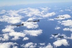 N. Korea warns of taking action 'more intensively' over S. Korea, US, Japan's air drills