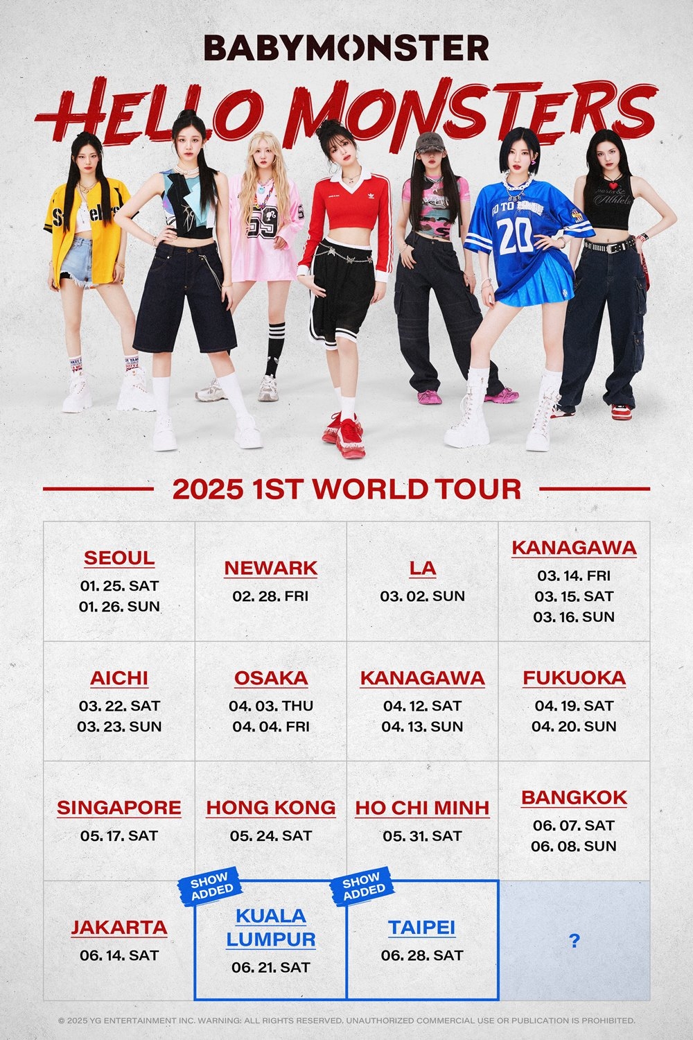 베이비몬스터/사진=yg제공