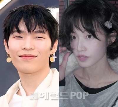 이찬혁, 하지수/사진=민선유 기자, 하지수 SNS