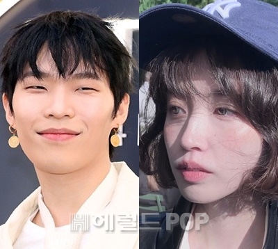 이찬혁, 하지수/사진=헤럴드POP DB, 하지수 SNS