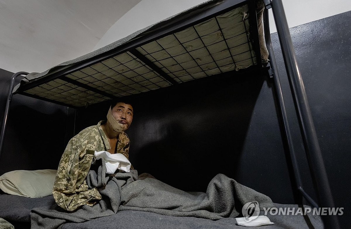 A North Korean soldier captured by Ukrainian forces. (Volodymyr Zelenskyy's X)