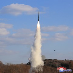 N. Korea test-fires strategic cruise missiles, vows 'toughest counteraction' against US